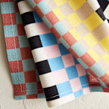 "Checkered" - Napkins in Modern by Baumbirdy - Detail