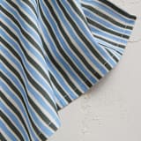 "Linear Duo" - Napkins in Seaside by Creo Study - Detail