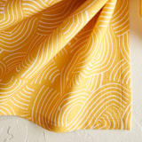 "Sunshine Wave" - Napkins in Golden by Lise Gulassa - Detail