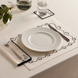 "Wine and Dine" - Napkins in Cream by Ani Somi - Table Inspiration