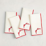 "Gibson" - Napkins in Merry by Pati Cascino - Napkins, Set of 4