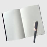 "Prayer Journal | Gold Embossed Daily Devotional Log" - Notebook in brown by Jessica Cunningham