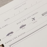 "The Little Book Of Big Adventures // Travel Journal" - Notebook in green by Jen Simpson