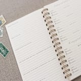 "The Little Book Of Big Adventures // Travel Journal" - Notebook in green by Jen Simpson