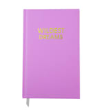 "Wildest Dreams - Lavender Hardcover Journal" - Notebook in purple by Chez Gagné