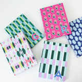 "Custom Maxi Green Single Initial Journal" - Notebook in green by Clairebella
