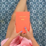 "Everything is Fine - Neon Red Hardcover Journal" - Notebook in red by Chez Gagné