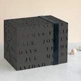 "International Greetings" - Wrapping Paper in Coal by lulu and isabelle - Front