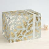 "Winter Pine" - Wrapping Paper in Pine by Meggy Masters - Front