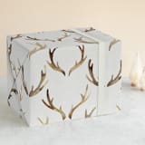 "Antoillie" - Wrapping Paper in Dark Goldenrod by jinseikou - Front