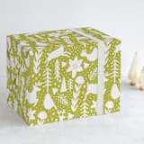 "Scandi Holiday" - Wrapping Paper in Artichoke by Beth Schneider - Front