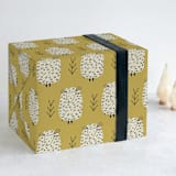 "Sweet Dreams 2 (Baa Baa Cream Sheep)" - Wrapping Paper in Maize by Jaqui Falkenheim - Front