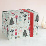 "nutcracker suite" - Wrapping Paper in Mint by peetie design - Front