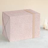 "Roseate" - Wrapping Paper in Blush by Marabou Design - Front