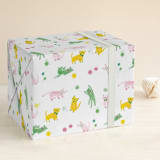 "Doodle Cats" - Wrapping Paper in Sunshine by Lori Wemple - Front