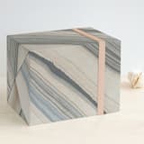 "Elegant Marble" - Wrapping Paper in Sandstone by Liz Conley - Front