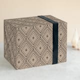 "Kraft and Copper Holidays" - Wrapping Paper in Kraft by Elena Wilken - Front