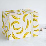 "Simply Bananas" - Wrapping Paper in Banana by mo kelley - Front