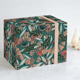 "Terrace Notes" - Wrapping Paper in Earthy by Jenna Freimuth - Front