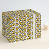 "Summer Blossoms 1" - Wrapping Paper in Marigold by Iveta Angelova - Front