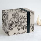 "Wild Fern" - Wrapping Paper in Champagne by Laura Condouris - Front