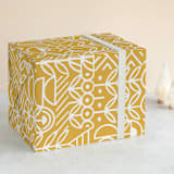 "Deconstruct" - Wrapping Paper in Sunshine by Michelle Taylor - Front