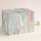 "Abstract View" - Wrapping Paper in Sea Green by Monika Torun - Front