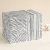 "Line Mix" - Wrapping Paper in Cement by Michelle Taylor - Front