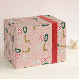 "Fun Noel" - Wrapping Paper in Candy by Iveta Angelova - Front