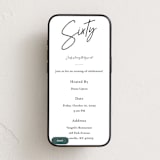 "Modern Milestone" - Online Birthday Invitations in Cotton by Stacey Meacham - Mobile layout