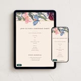"Magical Garden" - Online Birthday Invitations in Sunshine by Teju Reval - Mobile + desktop layout