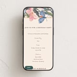 "Magical Garden" - Online Birthday Invitations in Sunshine by Teju Reval - Mobile layout