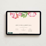 "A Garden Gala" - Online Birthday Invitations in Cream by Laura Moyer - Desktop layout