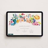 "garden tea" - Online Birthday Invitations in Garden by Lori Wemple - Desktop layout