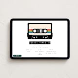 "Remix" - Online Birthday Invitations in ACDC by Hudson meet Rose - Desktop layout
