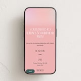 "It's a party" - Online Birthday Invitations in Sherbet by Pixel and Hank - Mobile layout