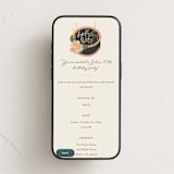 "Floral Cake" - Online Birthday Invitations in Cream by Vera Lim - Mobile layout