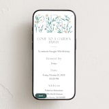 "Blooming  Party" - Online Birthday Invitations in Periwinkle by Angela Thompson - Mobile layout