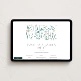 "Blooming  Party" - Online Birthday Invitations in Periwinkle by Angela Thompson - Desktop layout