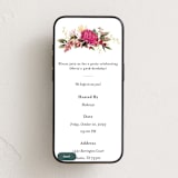 "Lush" - Online Birthday Invitations in Magenta by Susan Moyal - Mobile layout
