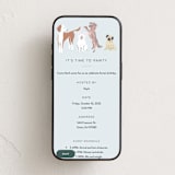 "Pup Party" - Online Birthday Invitations in Sky by Everett Paper Goods - Mobile layout