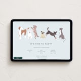 "Pup Party" - Online Birthday Invitations in Sky by Everett Paper Goods - Desktop layout
