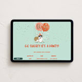 "Go Shorty" - Online Birthday Invitations in Mint by Gina Grittner - Desktop layout
