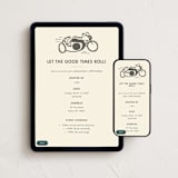 "ride" - Online Birthday Invitations in Linen by Tennie and Co. - Mobile + desktop layout