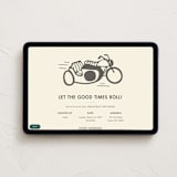 "ride" - Online Birthday Invitations in Linen by Tennie and Co. - Desktop layout