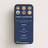 "Bottle Caps" - Online Birthday Invitations in Navy by Hooray Creative - Mobile layout