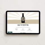 "Top Shelf Birthday" - Online Birthday Invitations in Beige by Tennie and Co. - Desktop layout