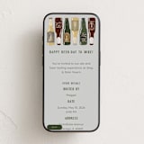 "Happy beerday" - Online Birthday Invitations in Smoke by Rosana Laiz Blursbyai - Mobile layout