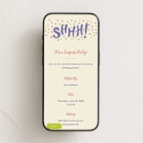 "Shhh...It's A Surprise" - Online Birthday Invitations in Grape by Sharon Sommerhalter - Mobile layout