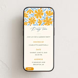 "Garden Party Yellow Meadow" - Online Birthday Invitations in Taupe by Ilze Lucero - Mobile layout